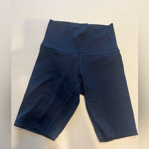 Lululemon Women’s Navy Blue High Rise Bike Shorts